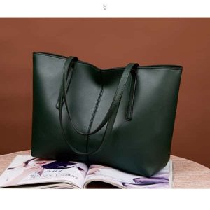 Women’s Soft Leather Handbag Big Capacity Tote Shoulder Bag